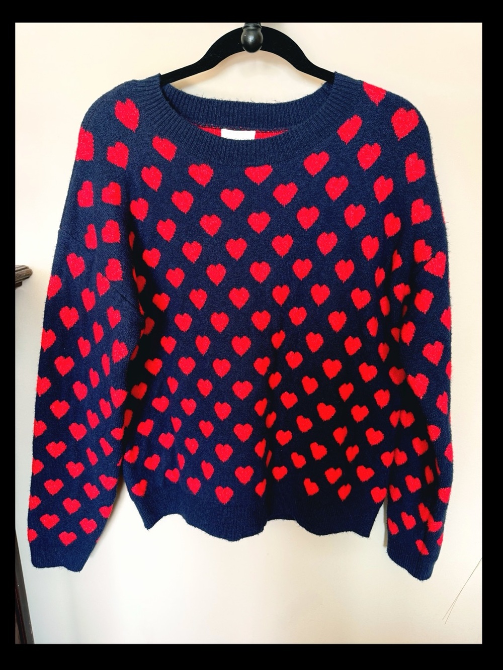 NWT: caslon heart sweater